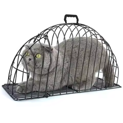 Anti-grab Cat Washing Bathing Metal Cat Cage Door Lightweight For Small Dogs Cat Shower Bath Hair Dr