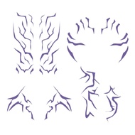 KPop Demon Hunters Rumi Kang Cosplay Prop Tattoo Sticker Rumi Tattoo Sticker Demonizing Sticker For 