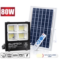 [ลดล้างสต็อก] BlueTech USA ไฟโซล่าเซลล์ Solar Cell LED Floodlight Spotlight ไฟสปอร์ตไลท์ รุ่นใหม่ กั
