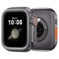 ตัวเรือนกันชนโลหะเข้ากันได้กับ IWatch 45 มม. 44 มม. ฝาครอบป้องกันกรอบสำหรับ IWatch Series 9 8 7 6 5