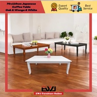Ready Stock💌EWJ 9919 & 2.5x4 Wood Japanese Table /Black&Oak /Besar Size Meja Jepun