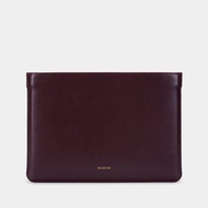 勃艮第紅皮革筆電保護套——適用於Air與Pro的高級MacBook保護殼