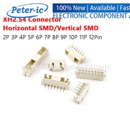 (10pcs) XH2.54 Connector SMT Horizontal Vertical SMD 2P 3P 4P 5P 6P 7P 8P 9P 10P 11P 12Pin Terminal 