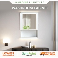 🔥REKAAN BARU🔥Sampoint Kabinet Simpanan / Kabinet Tandas / Almari Gantung Cermin / Kabinet Gantung Ta