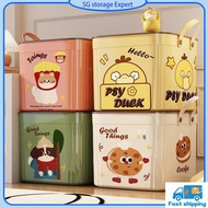 【SingaporeStock】 Large storage box stackable storage box doll storage box home wardrobe storage box 