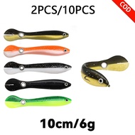 【🚚Malaysia Stock🚚】5PCS Fishing Lures Fishing Bait Silicone 10cm/6g Fake Bait Fishing Accessories Out