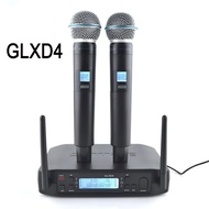Shure GLXD4ไมโครโฟนไร้สาย UHF ไร้สายไมโครโฟนแบบใช้มือถือ