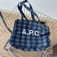 French APC Bag Minimalist Classic Canvas A.P.C Tote Handbag Crossbody