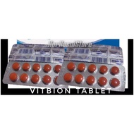 VitBion Tablet Original Vitamin B1,B6,B12,vitamin saraf,1 tablets ( 10 pils )