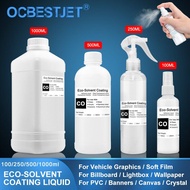 Eco-Solvent Ink Coating Liquid Eco Solvent Ink Pretreatment Solution Before Printing Fluid For Cryst