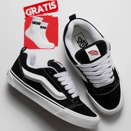 SEPATU VANS KNU SKOOL BLACK AND WHITE SNEAKERS FOR MEN AND WOMEN 100% PREMIUM SNEAKERS PRIA WANITA S