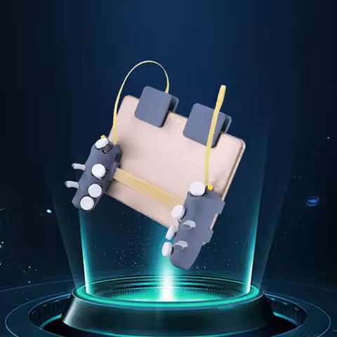 DIY 8 Buttons 3D Game Controller Tablet PUBG Gamepad Pulse Continuous Shooting Handle For 7.9-13.4in