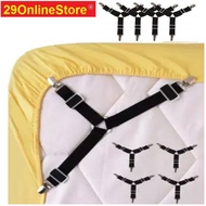 4 Pcs Bedsheet Buckle Bed Skid Proof Clothes Trouser Curtain Clip Bedside Hold Klip Cadar Tilam (RAN