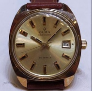 古董自動日暦 OLMA 錶