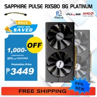Original [NEW 99%]USED SAPPHIIRE PULSE RADEON RX 580 2048SP 8G GDDR5 DUAL HDMI/DVI-D/DP
