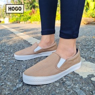 [ส่งเร็วพิเศษ!] Hogo รองเท้าผ้าใบผู้หญิง รองเท้าผ้าใบแบบสวม รองเท้าผ้าใบ รองเท้าสลิปออน รองเท้าผู้หญิง ผ้าใบสลิปออน
