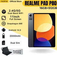 🔥Fast Delivery🔥 Realme Pad P60 / Pad P80 | 16GB RAM 512GB ROM | Snapdragon 888 | 4G+5G LTE Dual SIM 