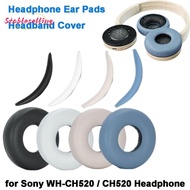 STABLESELLING 1Pair Headphone Ear Pads, Protein Leather Replacement Headset Earmuff, Sponge Foam Ear