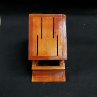 Kitchen knife holder mahogany knife holder