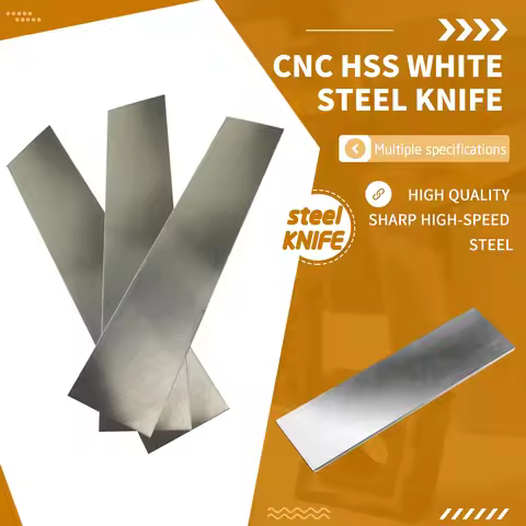8x10 8x12 8x14 8x16 8x18 8x20 8x25 8x30 8x35 8x40 8x50 8x60 Length 200mm HSS White Steel Knifes Flat