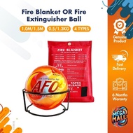 Fire Blanket 1.0m 1.5m Bag / Fire Extinguisher Ball 0.3kg 0.5kg - Emergency Gear, Safety Equipment