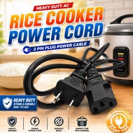 MU ONLINE RICE COOKER HEAVY DUTY AC Power Cord 2 Pin Plug Power Cable Rice Cooker Cord MANCA