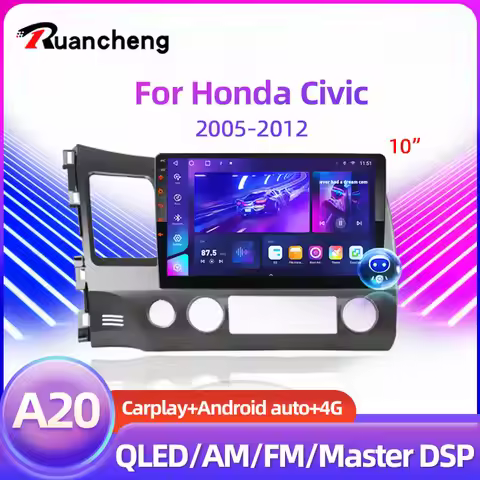 Android 12 8 Core Car Radio Stereo with GPS WiFi Carplay Auto,DSP AM/FM/RDS Media Player 2 Din, 4G, 