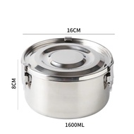 304 Stainlesss Steel Leak Proof Picnic Box Lunch Box with Lid Bento Box Food Storage Containers
