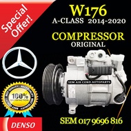 MERCEDES-BENZ W176 A-CLASS 2014-2020 YEAR 6SEU16C 5PK ORIGINAL DENSO ND COMPRESSOR/ KOMPRESOR (CAR A
