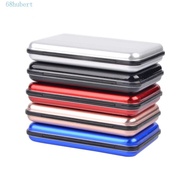 HUBERT Memory Card Case 16 Solts Portable SDXC Storage Memory Card Box Digital Cards Aluminum Case M