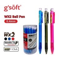 Gsoft WX2 0.4mm Nano Pipe Tip Ball Pen 1PCS