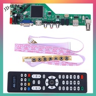 JIHENGS บอร์ดไดรฟ์มาเธอร์บอร์ด LCD TV 1ชุด RR52C.03A รองรับ DVB-T2 DVB-T พร้อมรีโมทคอนโทรลที่สำคัญฟร