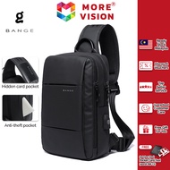 BANGE Vexus Sling Bag USB Anti-Theft Ultralight Water-Resistant Big Capacity Multi Compartment Beg S