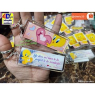 1pc. Tweety Bird Keychain (quote1)