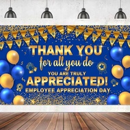 Employee Appreciation Photography Backdrop, We Appreciate You Backdrop for Employee Appreciation Day