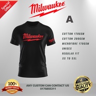 Milwaukee T-Shirt | Unisex T-Shirt Cotton 170gsm | Premium Cotton 200gsm | Microfibre 170gsm