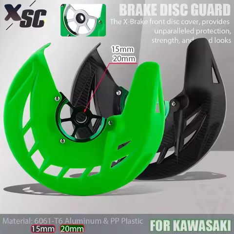 Motorcycle 15mm 20mm Front Brake Disc Guard Protector Cover For Kawasaki KX125 KX250 KX250F KX450F K