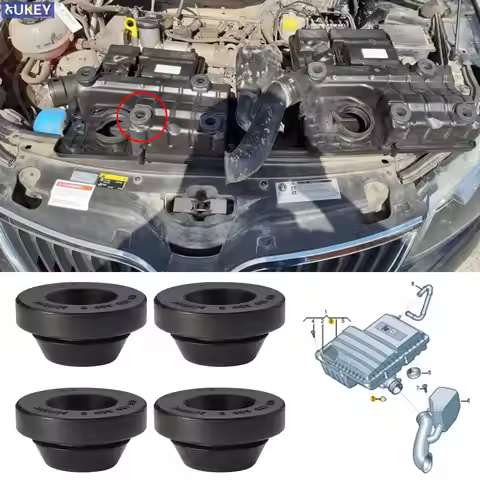 4x Air Filter Cleaner Buffer Housing Rubber Cover Bushing Grommet Mount For AUDI A1 S1 A2 A3 8P A6 S