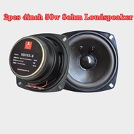 2pcs 4inch 50w 8ohm 90DB Full Range Speaker Loudspeaker Subwoofer for Car Computer Amplifier Speaker