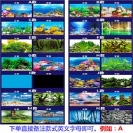 Wallpaper Aquarium / Background Aquarium / Latar belakang aquarium / Stiker dekorasi akuarium