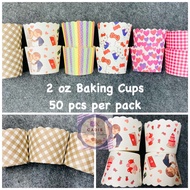 2 oz | 3oz Muffin Cups | Baking Cups 50 pcs