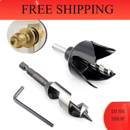 - 54mm Door Lock Installation Kit Hole Saw Drill Bits Set Professional Lock Cutter Auger Woodworking