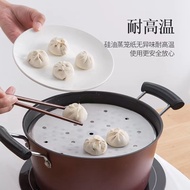 Camime 100Pcs Dim Sum Paper Non Stick Air Fryer Liner Steaming Paper Baking Tools Steam Paper pau pa