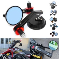 7/8" Handlebar End Side Rear View Mirror Fit For HONDA CB400X CB300R CBR500R Forza350 X-ADV CBR400R 