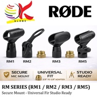 RODE RM1 / RM2 / RM3 / RM5 Microphone Clip & Stand Mount Holder with 3/8 to 5/8 Adapter