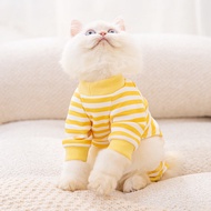 Pet Thin Cartoon Cat Clothing Cat Spring Cat Clothing Dog Cat Young Clothes German Four-legged Home 