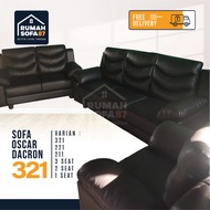 sofa minimalis oscar dacron 321 / sofa oscar minimalis / sofa dacron - 211 seat