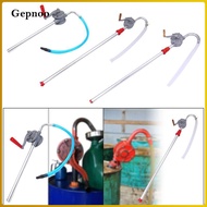 [Gepnoo] Oil Transfer Pump Rotary Drum Hand Crank Manual Extractor Aluminum Alloy Structure Strainer