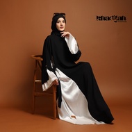 Khadijah Wardrobe - Gulsah Abaya Coquette Premium | Luxurious Black Abaya ELEGAN Abaya Dress Muslima