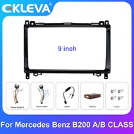 กรอบยึดแผงหน้าปัดวิทยุติดรถยนต์รถยนต์เมอร์เซเดสเบนซ์ B200 W169 B คลาส W245 Viano VIO VIO W639 W906สป